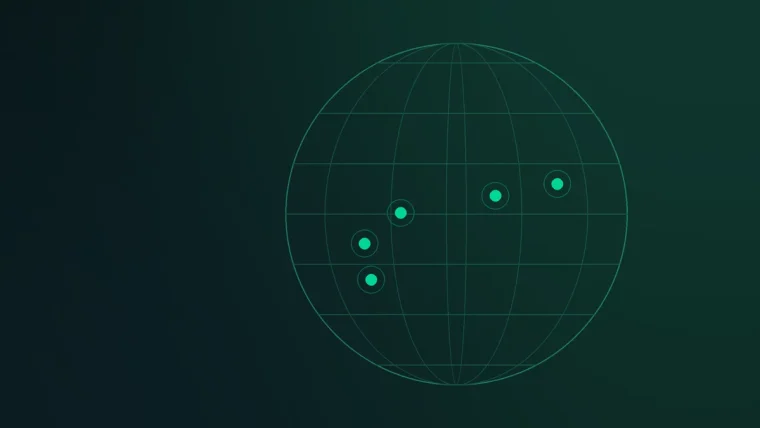 Abstract illustration accompanying this guide on choosing a data centre location